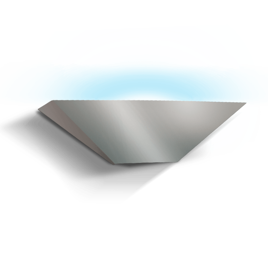 Wall sconce, Light, Metal, Blue light, Wall mount, Rhombus shape