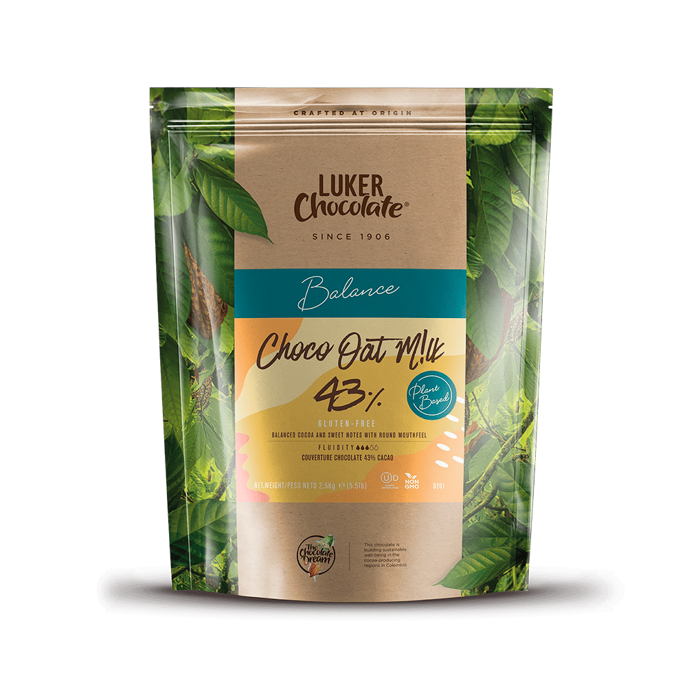 Pourch of Luker Chocolate oat milk chips