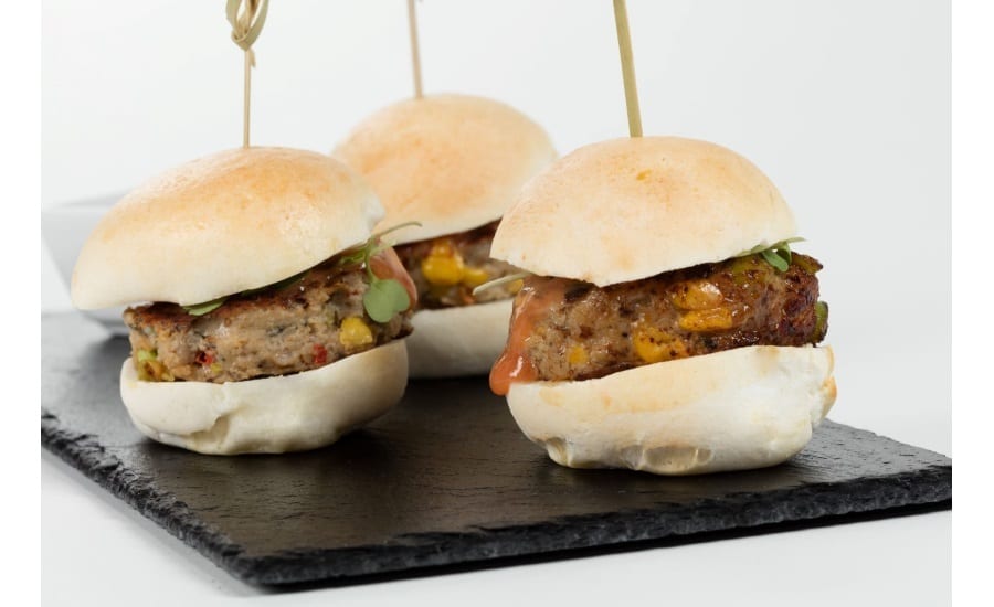 Staple food, Ingredient, Recipe, Bun, Cuisine, Dish, Burger, Slate plate