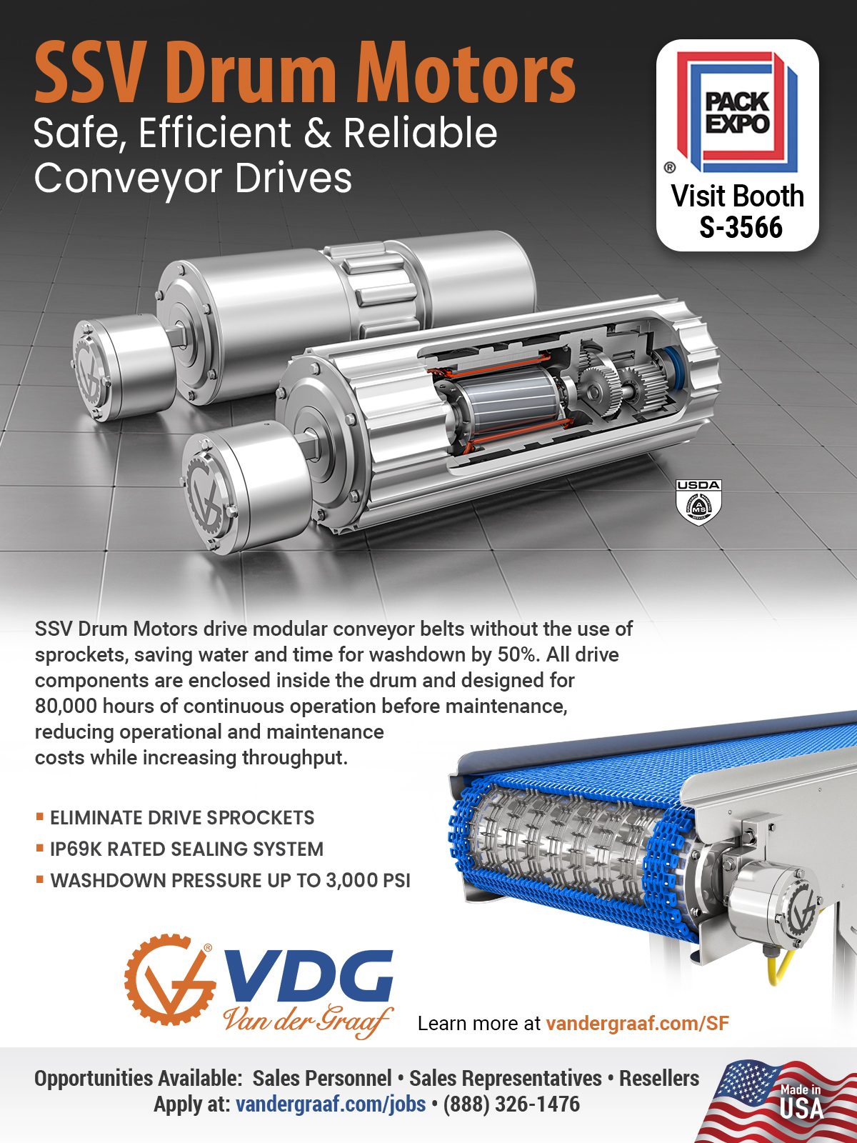 Full page ad, Conveyor drives, Belt, Conveyor, Equipment, Logo, Text