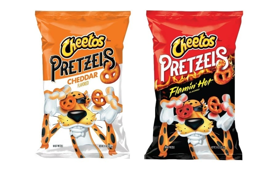 Food, Orange, Sleeve, Snack bags, Pretzels