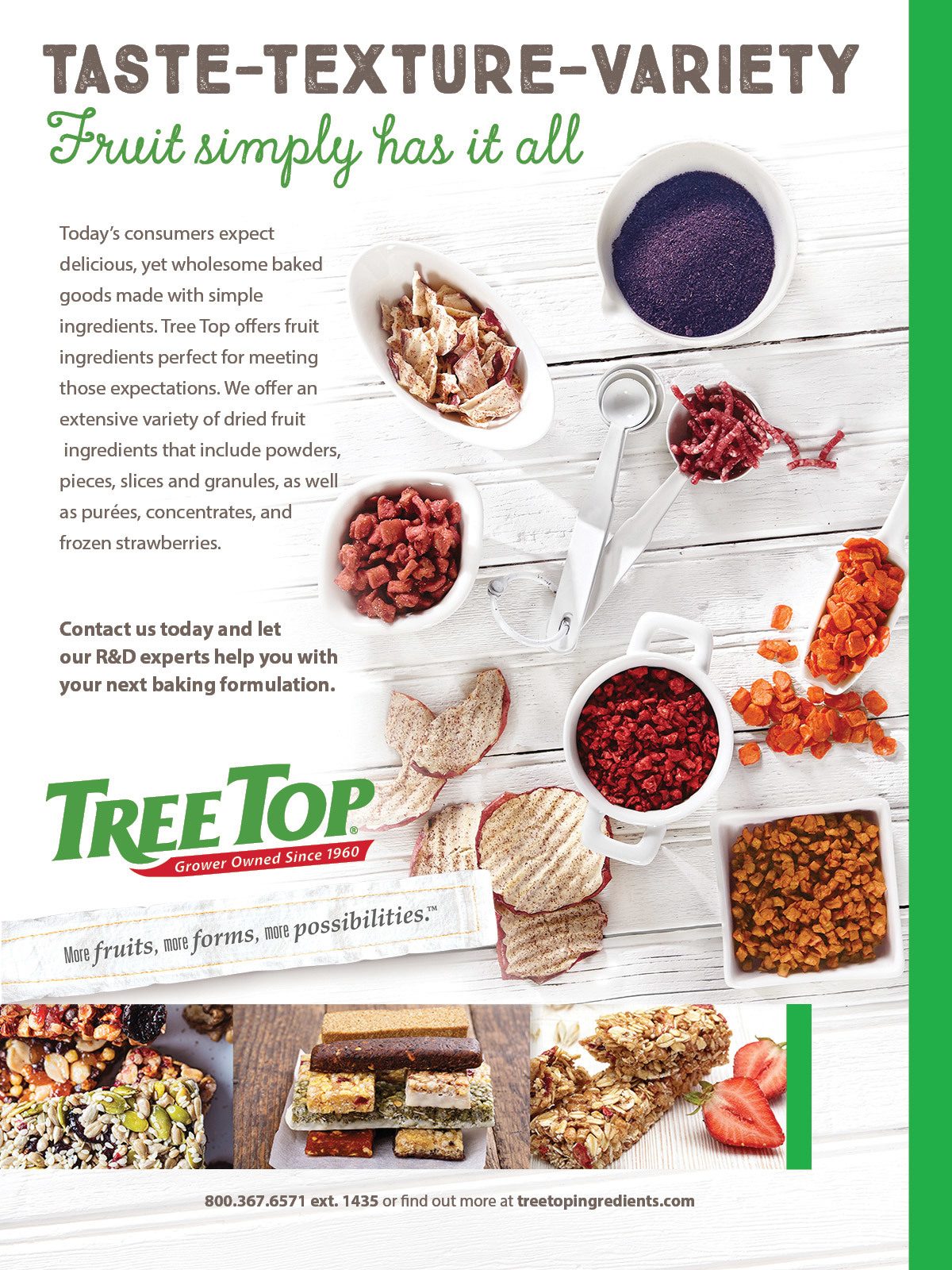 Advertisement, Full-page ad, Logo, Text, Photos of ingredients, Bowls