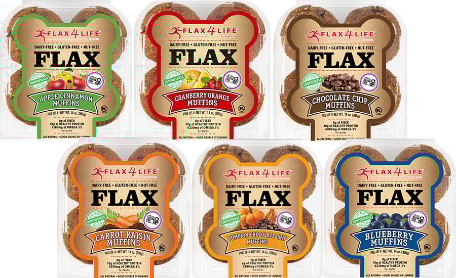 Product line, Muffins, Baked goods, Labels, Clamshell packaging