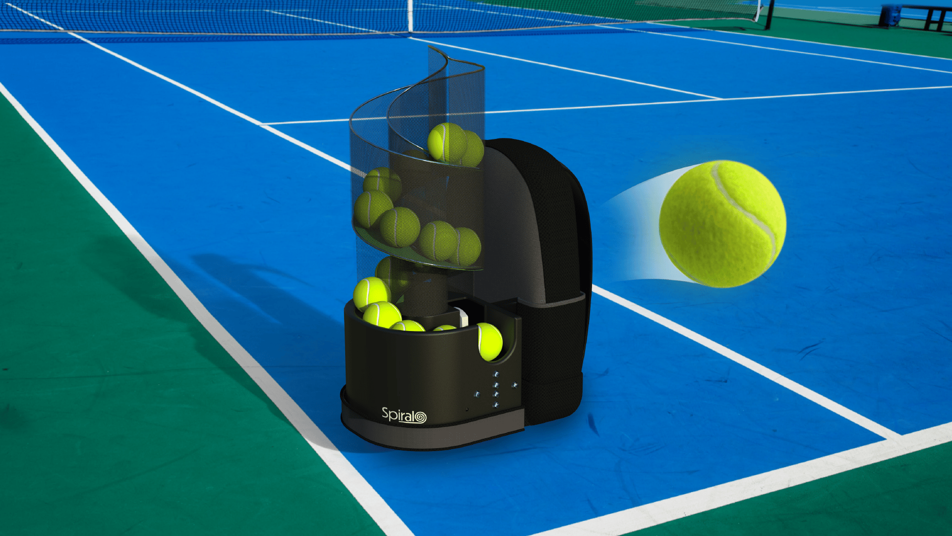 Sports equipment, Tennis ball, Blue, Line