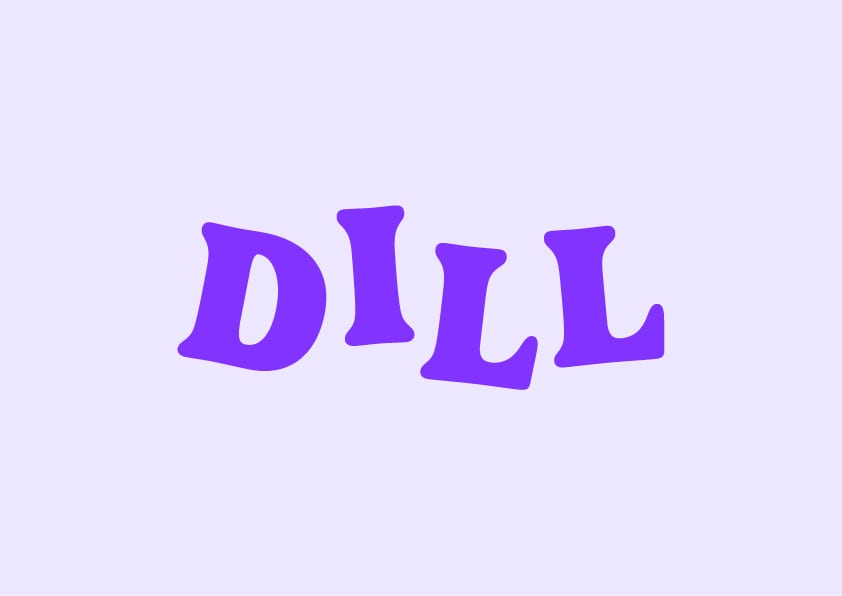 Logo med ordet Dill