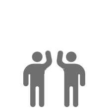 High five icon.