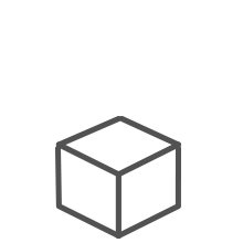 Wireframe cube.