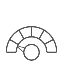 Semi-circular segmented outline around a central circle diagram.