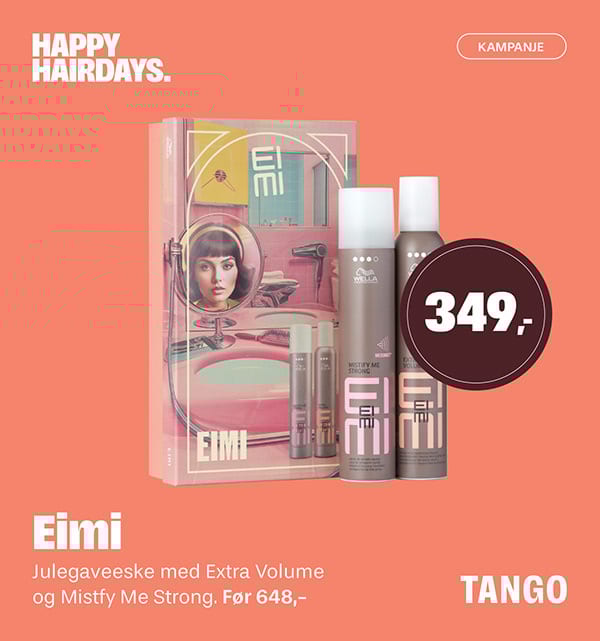 Eimi Wella hair products gift box, Extra Volume & Mistify Me Strong, on sale for 349.