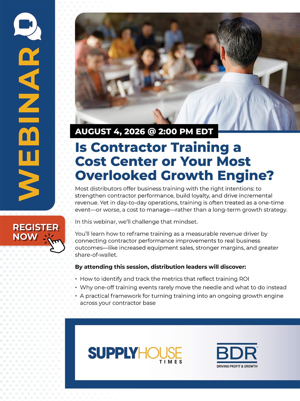 Webinar: Reframing contractor training as a revenue driver, not a cost. Learn ROI metrics & growth.