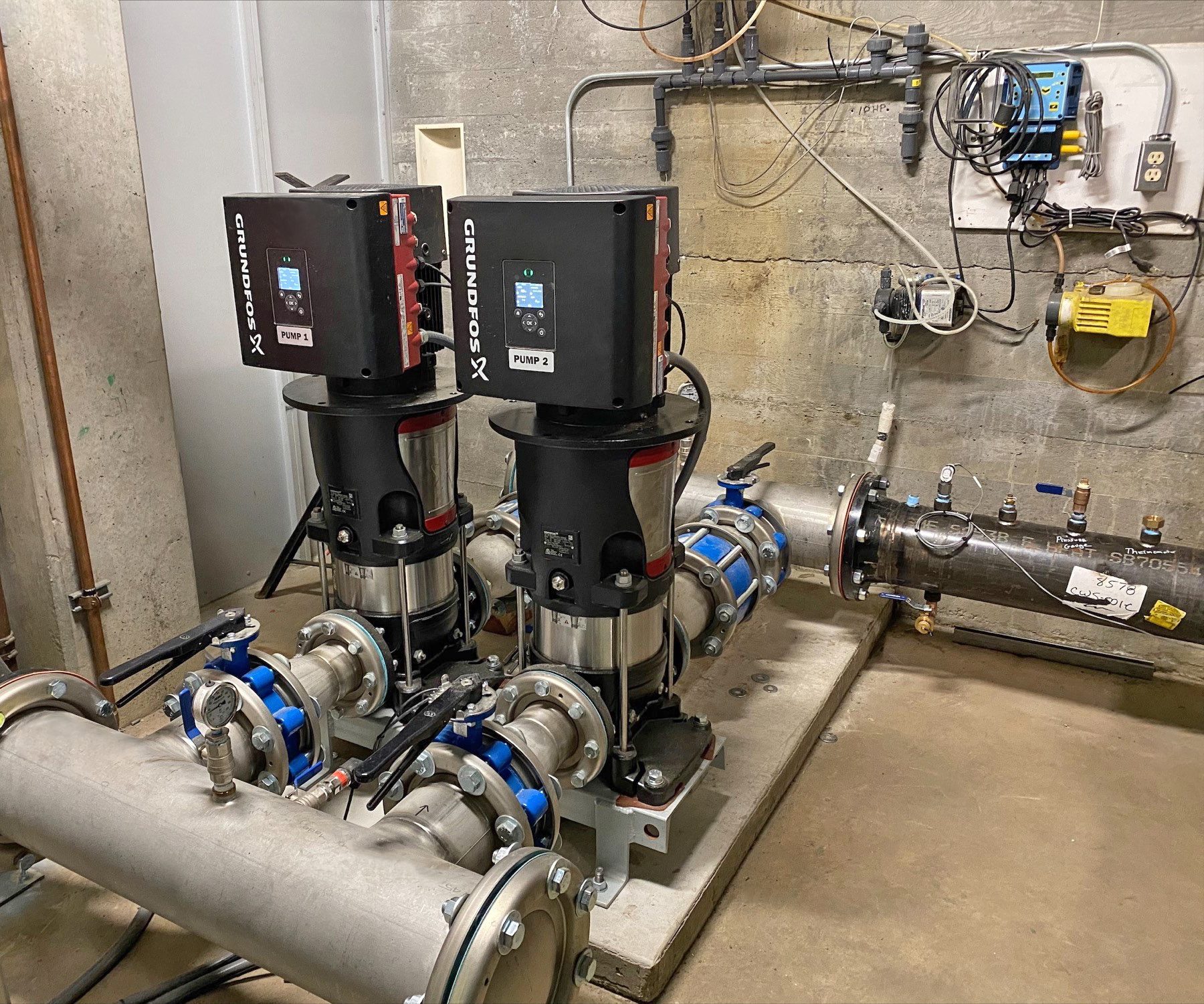 Seattle DiPU, Grundfos 2 pump system