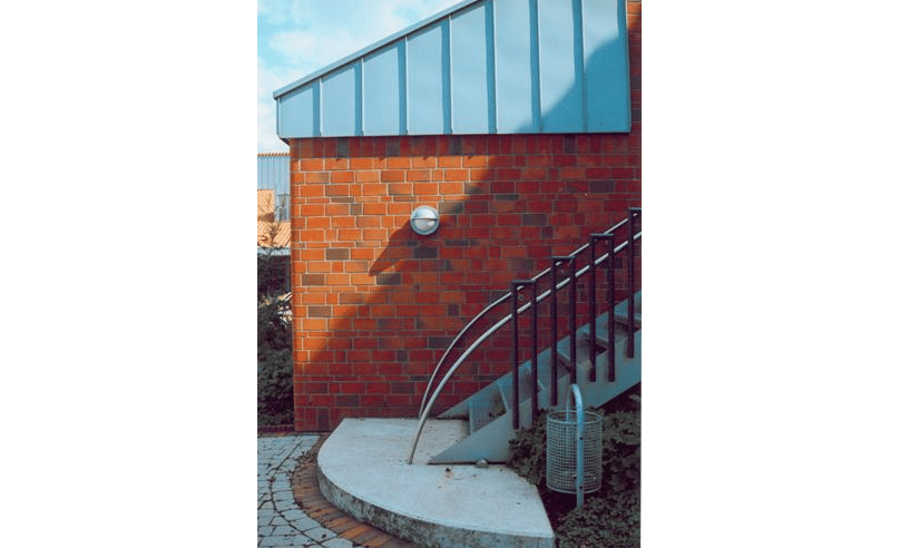 Stairs, Rectangle, Brickwork, Wood, Brick, Slope, Building
