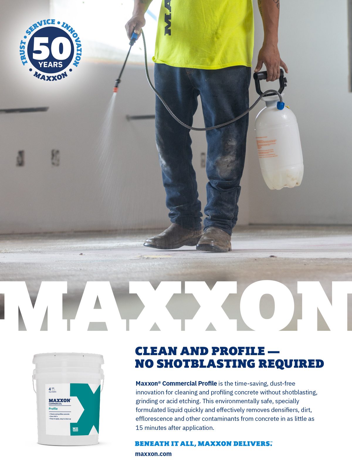 Maxxon Corp., Maxxon,  Profile, Commercial Profile