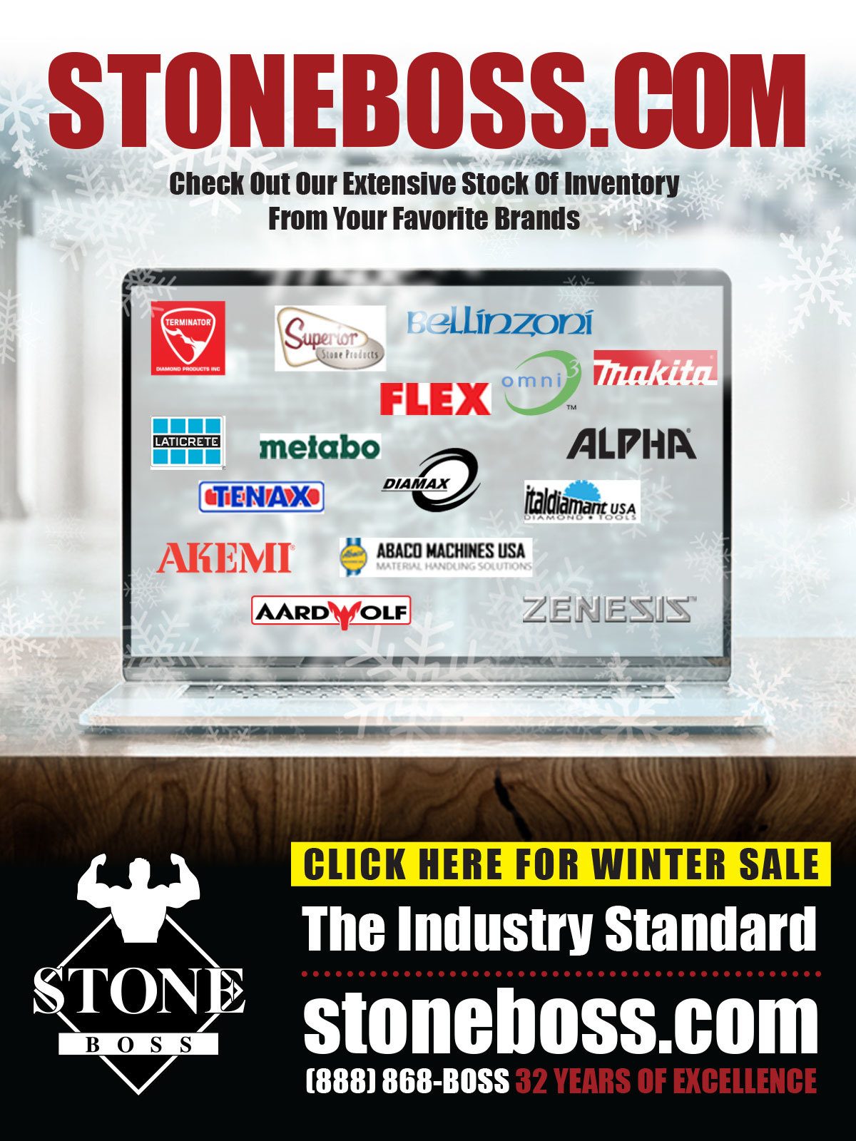 Stone Boss Industries Ad