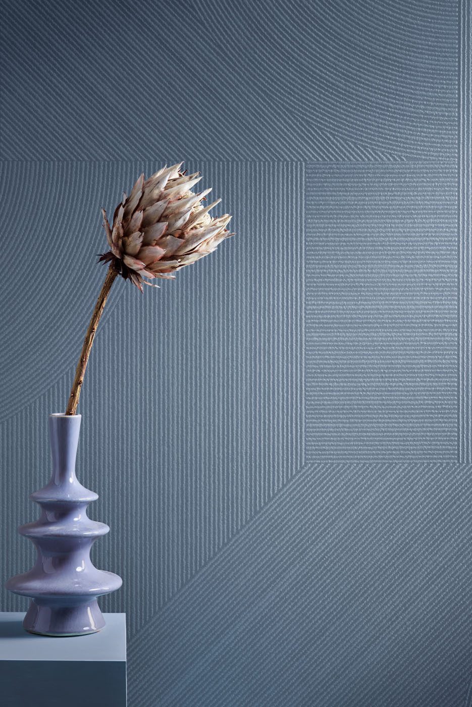 high-quality large-sized porcelain slabs, Sorario, defined by a bluish gray shade with soft texture, by Infinity