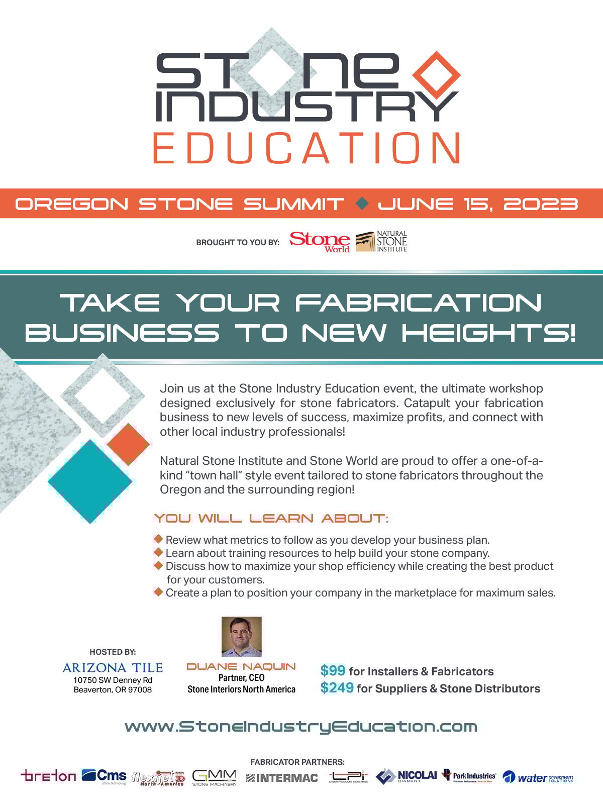 Stone Industry Education, Education, Stone Industry, Stone World, SW, Stone World Education, Stone World Stone Industry Education
