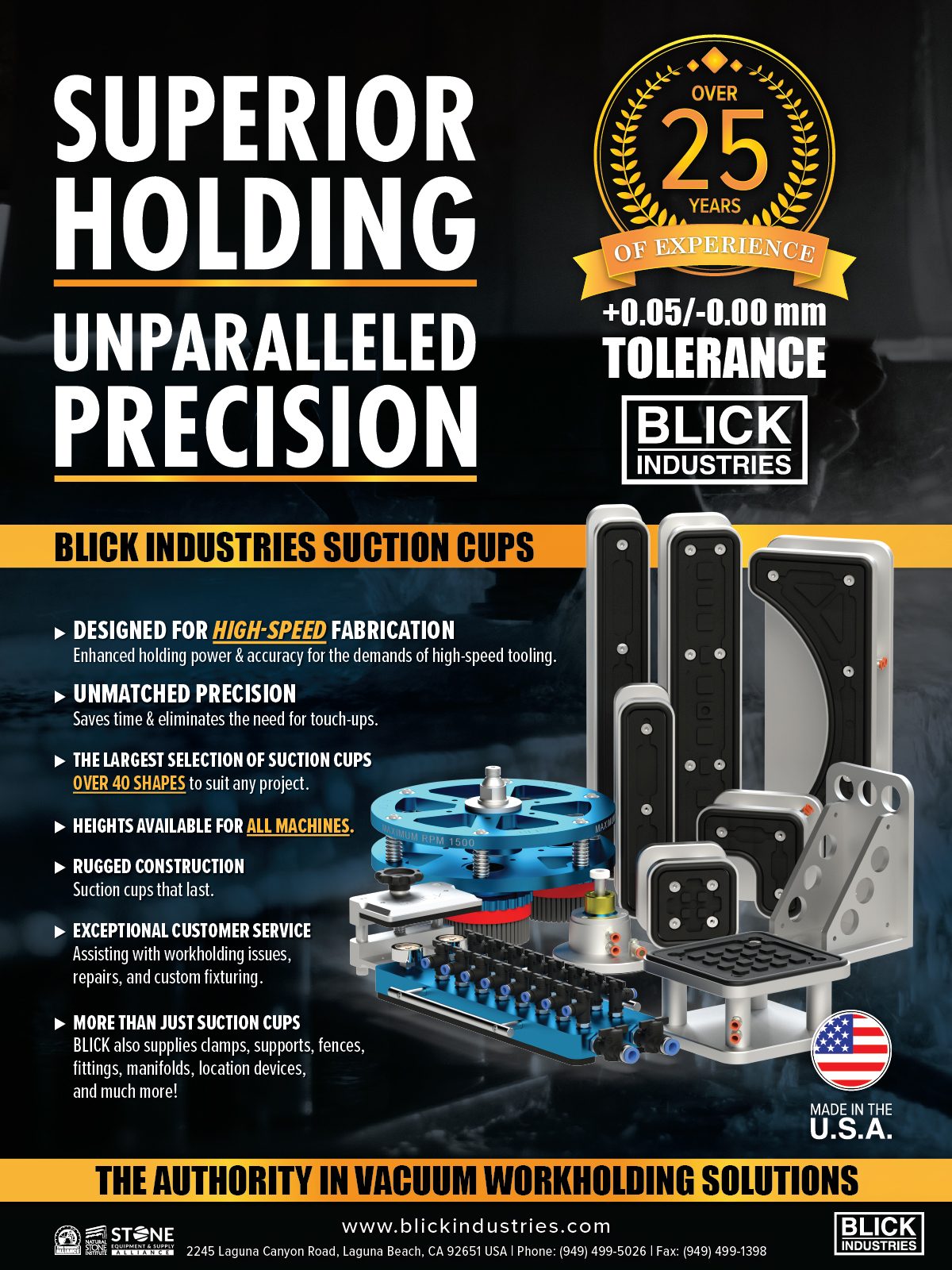Blick Industries, Precision