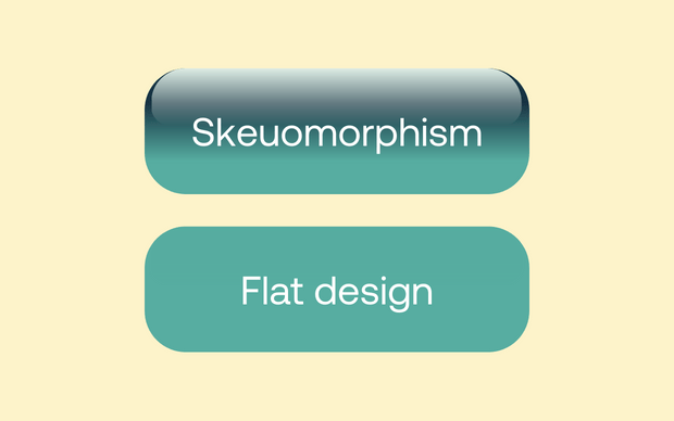 3D Web Design, skeuomorphism