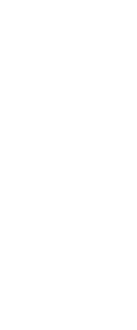 An abstract white symbol with a vertical bar and two opposing curves, on a dark green background.