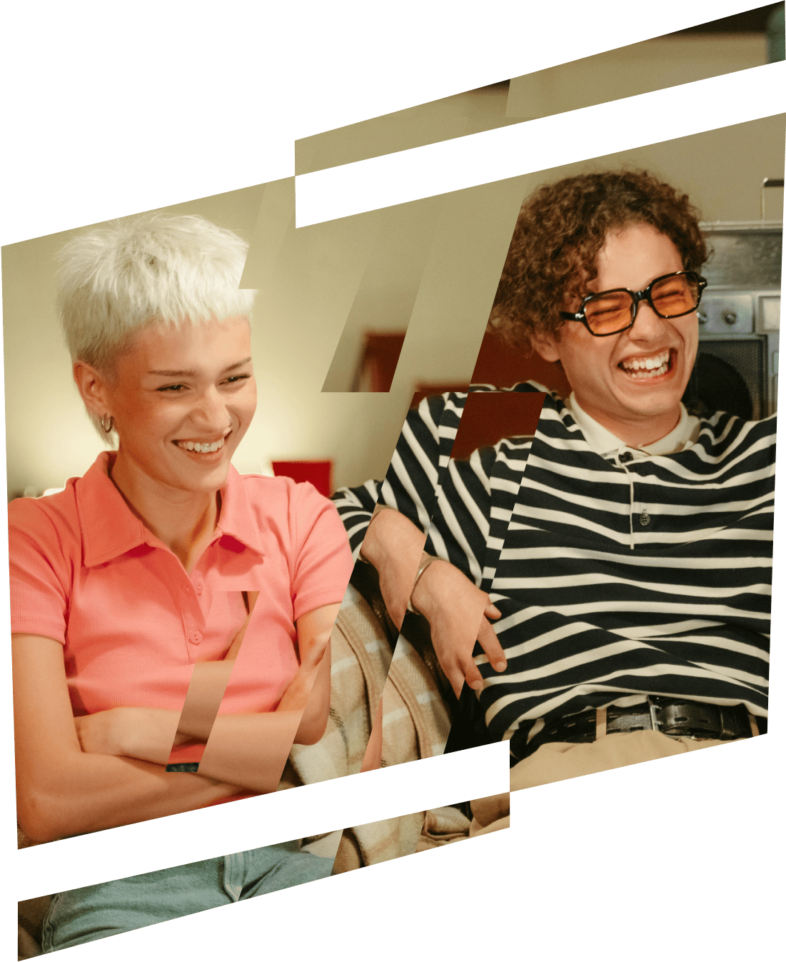 Eyewear, Smile, Happiness