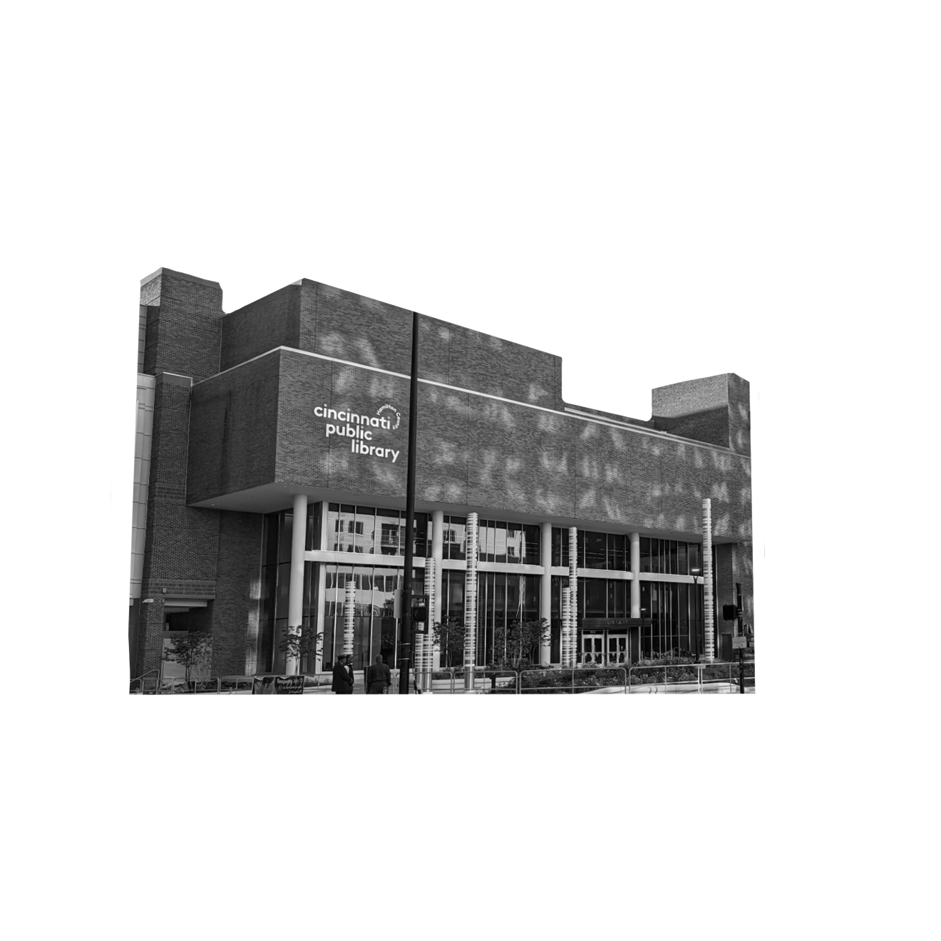 Commercial building, Monochrome