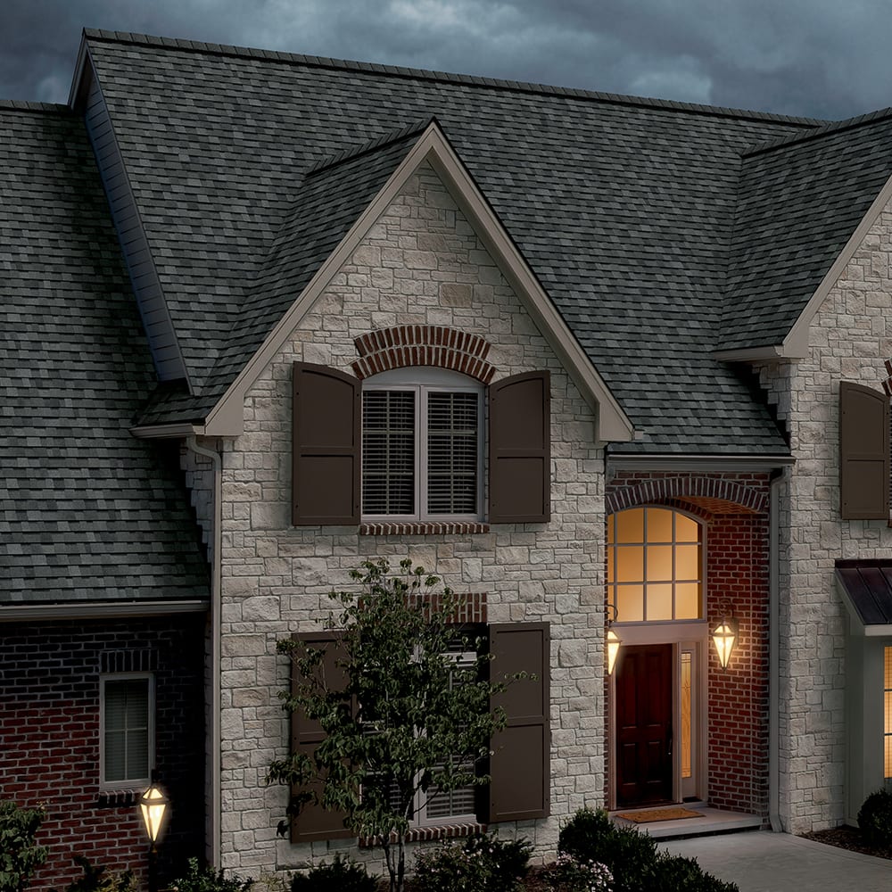 Roof, Home, House, Brick, Cottage, Door, Siding, Brickwork, Grey, Chimney