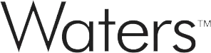Logo for Waters, featuring the company name in black text with a trademark symbol.