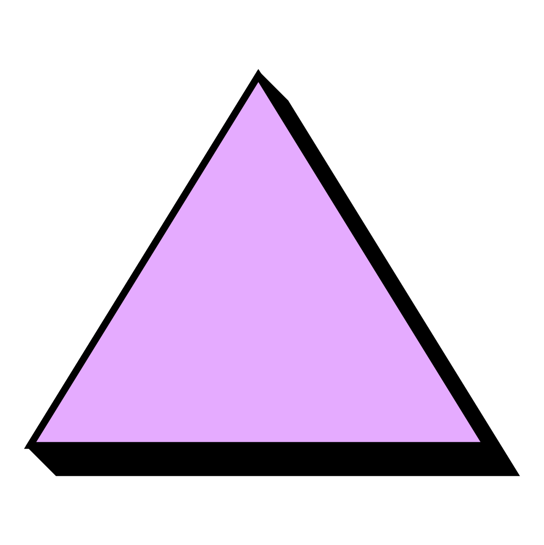 Purple, Triangle, Violet, Cone, Font, Slope