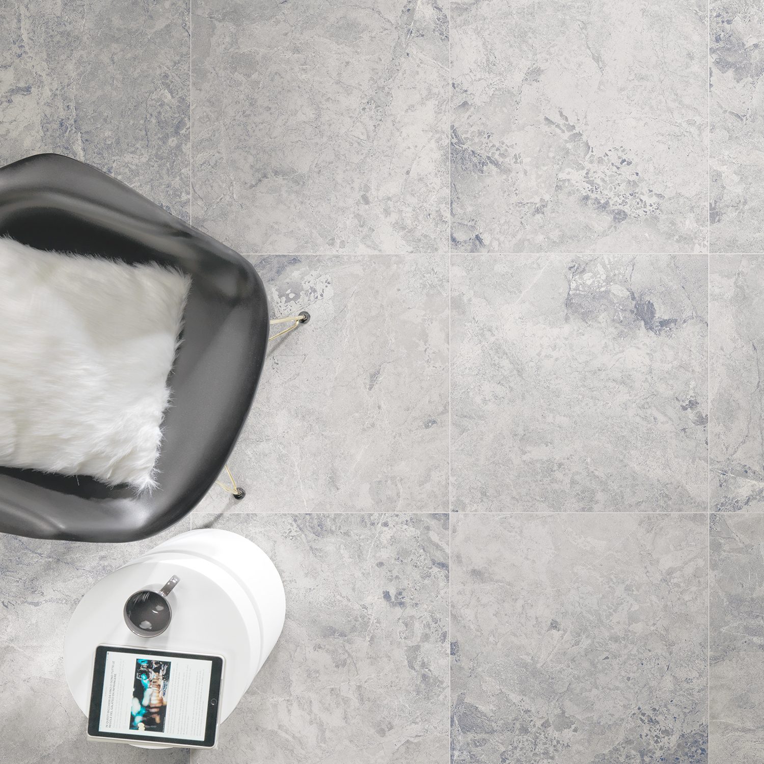 Plumbing fixture, Floor, Grey, Tile