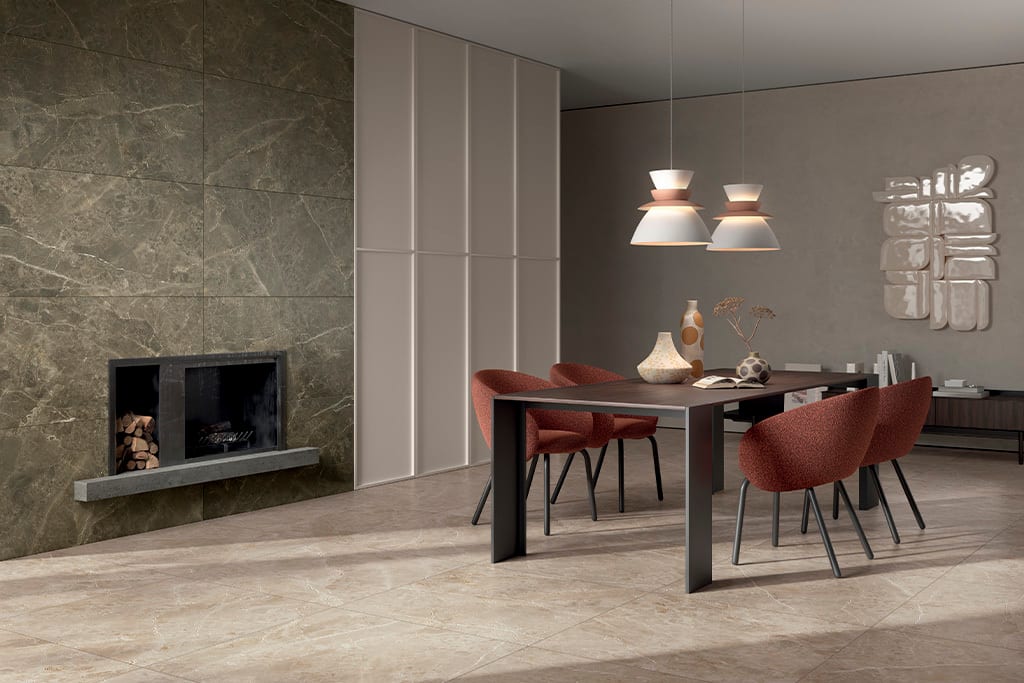 Kitchen & Dining Room Table, Interior design, Flooring, Floor, Wood, Furniture, Brown, Chair, Grey