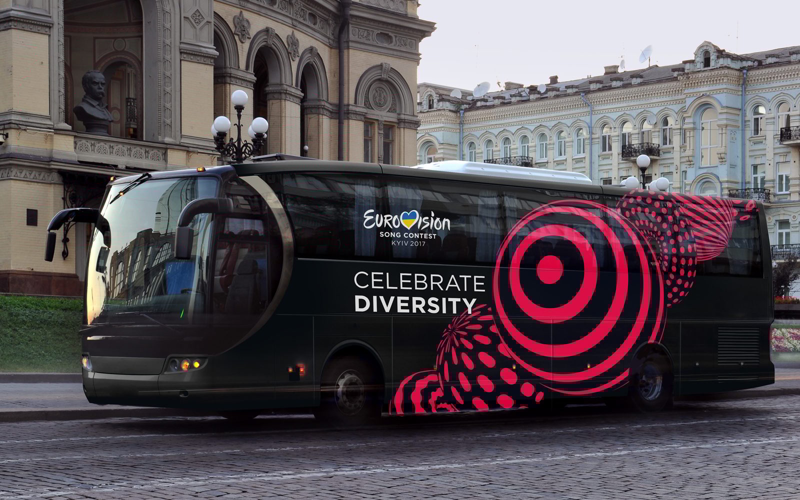 Mode of transport, Land vehicle, Automotive design, Bus, Window, Wheel, Tire, Building