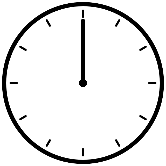 Clock, Font