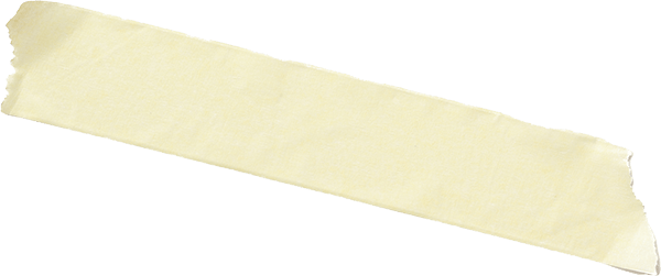 long piece of tape as a graphic element