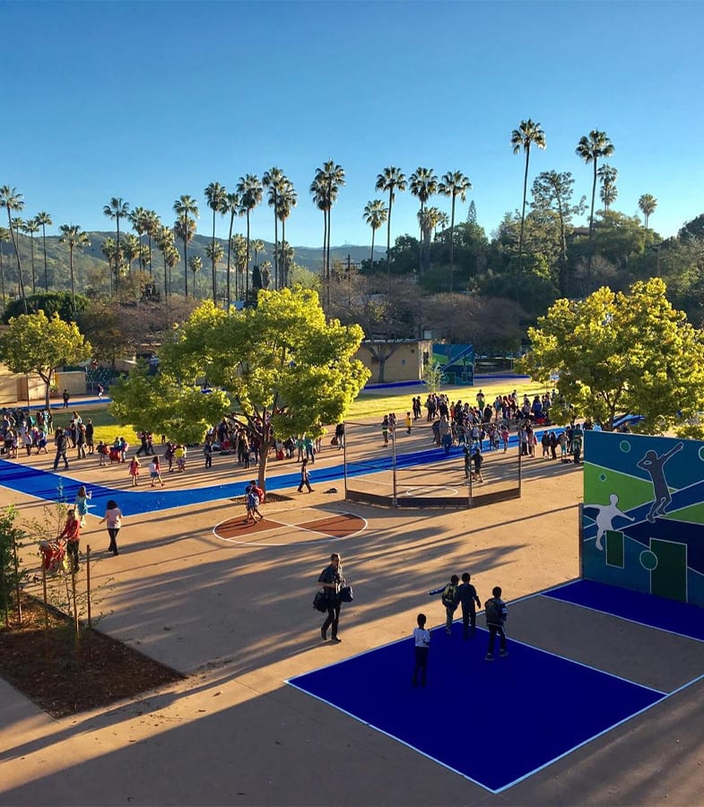 Eagle Rock Elementary playground.