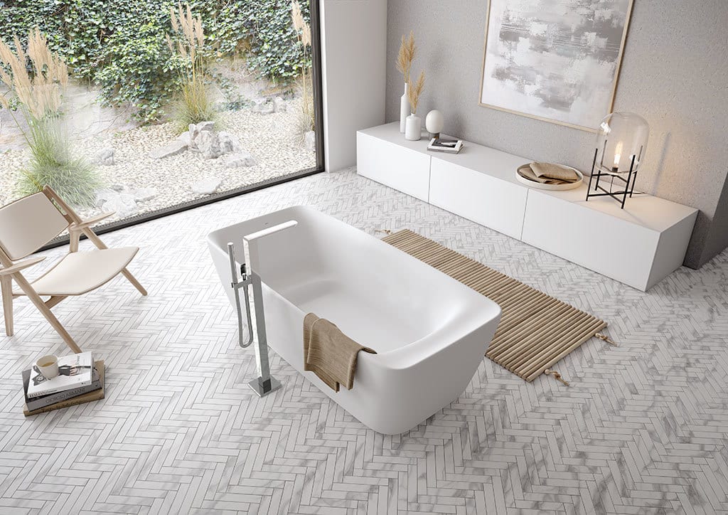 Interior design, Plant, Furniture, Property, Bathtub, Rectangle, Architecture, Floor, Building, Flooring