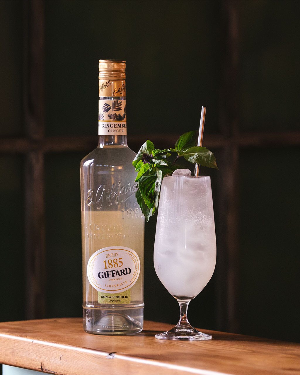 Giffard Non Alc Ginger Liqueur Cocktail