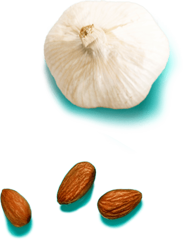 Flexitarian, whole foods, Garlic, Almonds