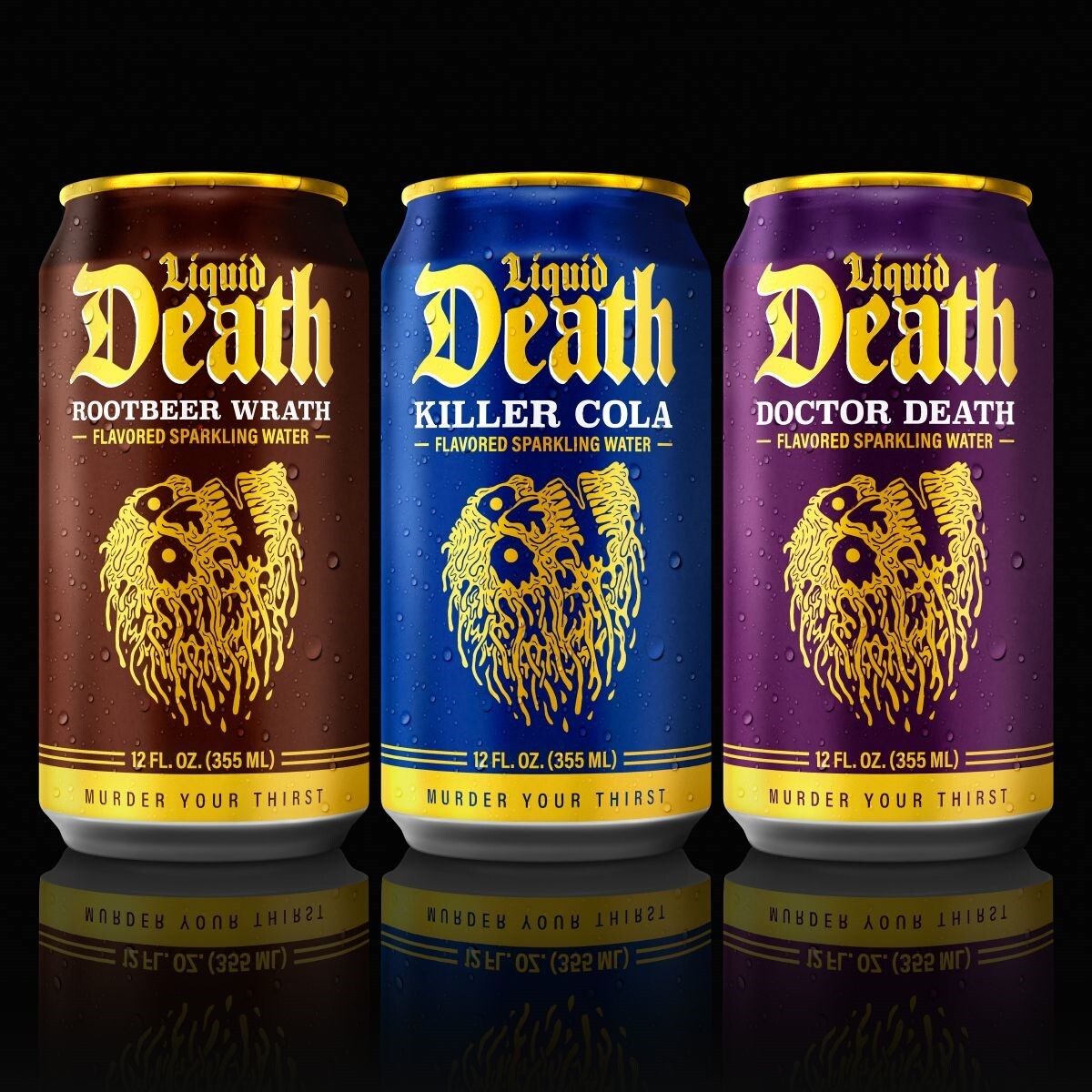 Liquid Death, flavored sparkling water