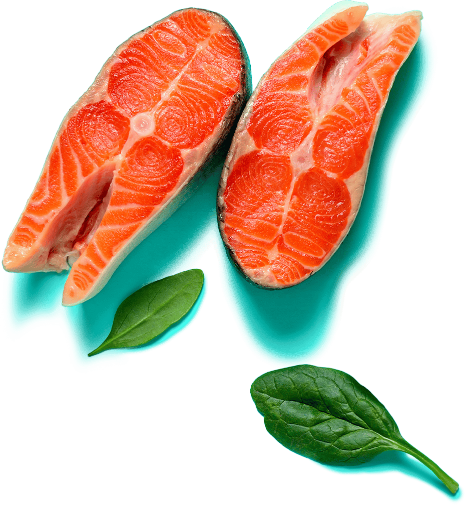 Flexitarian, whole foods, salmon, spinach