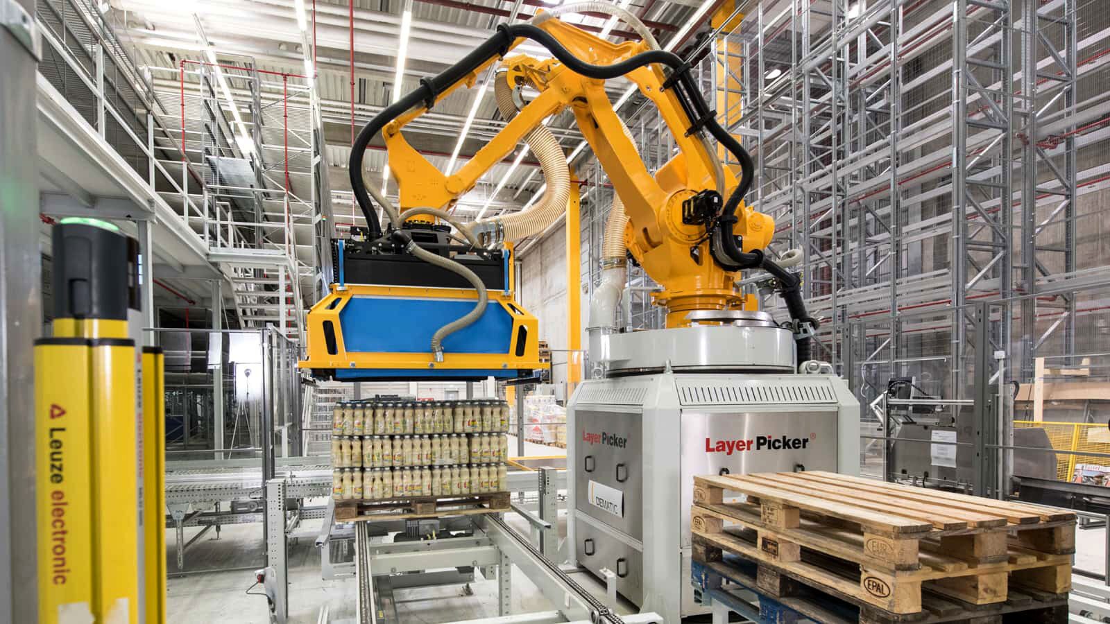 Beverage operations, palletizers, depalletizers, robotics, artificial intelligence