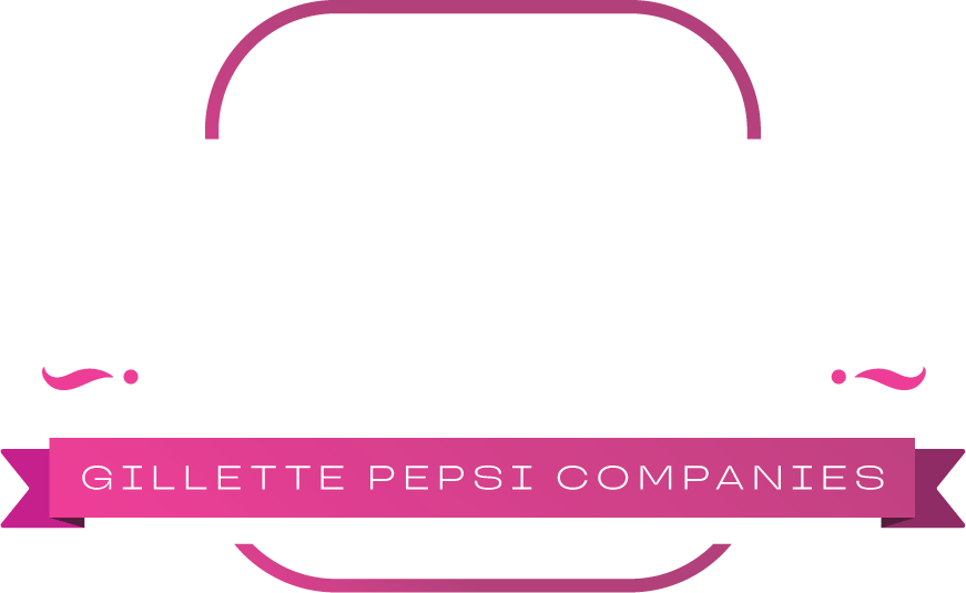 2026 BOTTLER OF THE YEAR award with a bottle-shaped 'O', presented to GILLETTE PEPSI COMPANIES.