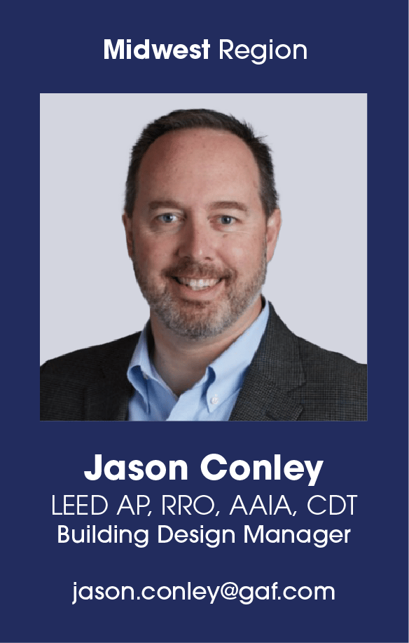 GAF Building Design Manager, Jason Conley.