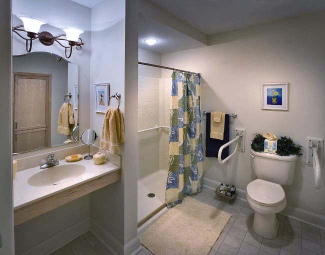 Plumbing fixture, Interior design, Mirror, Tap, Sink, Bathroom, Blue, Building, Lighting, Purple