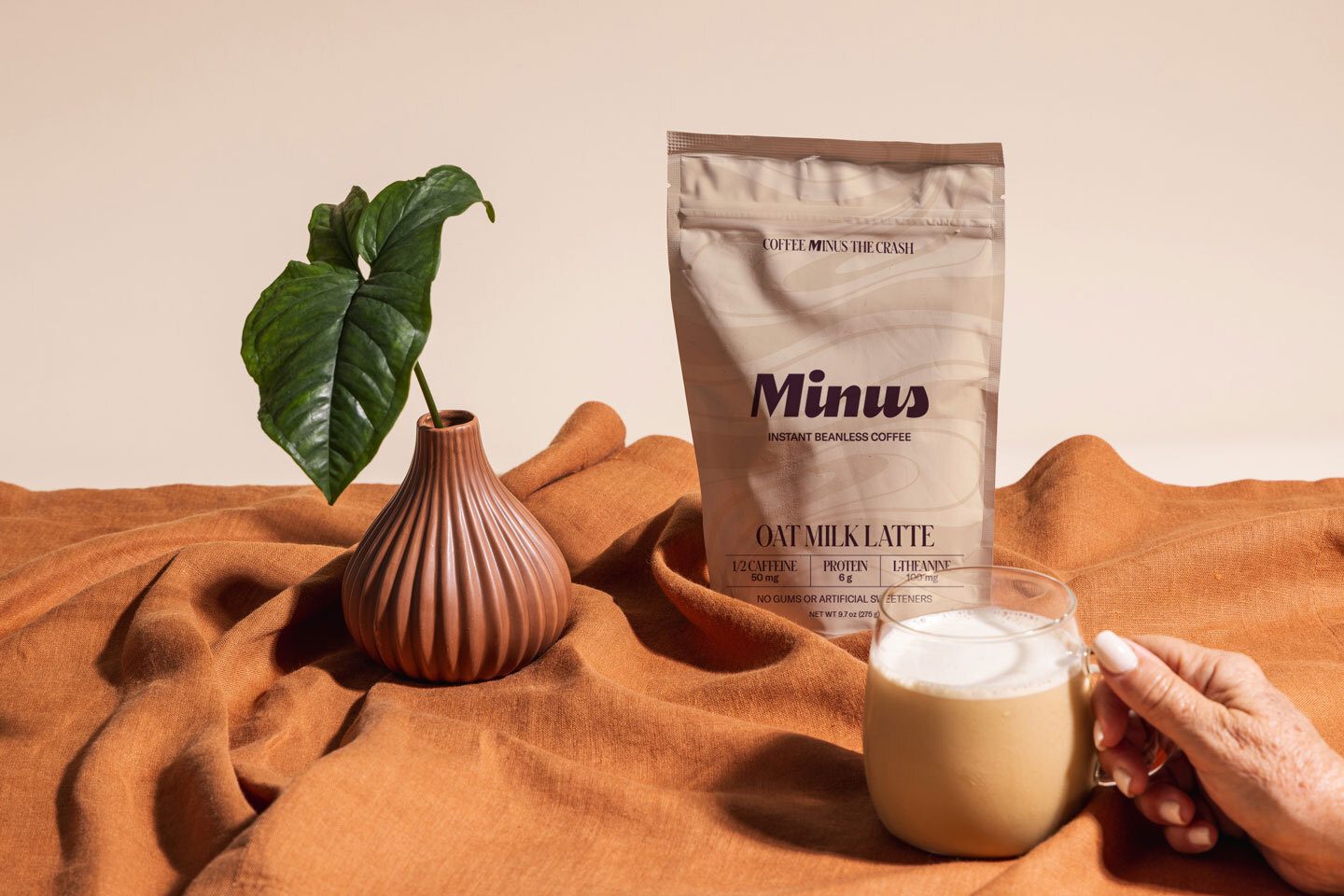 Plant-based, proteins, plant proteins, functional beverages, health and wellness, Vanilla Oat Milk Latte
