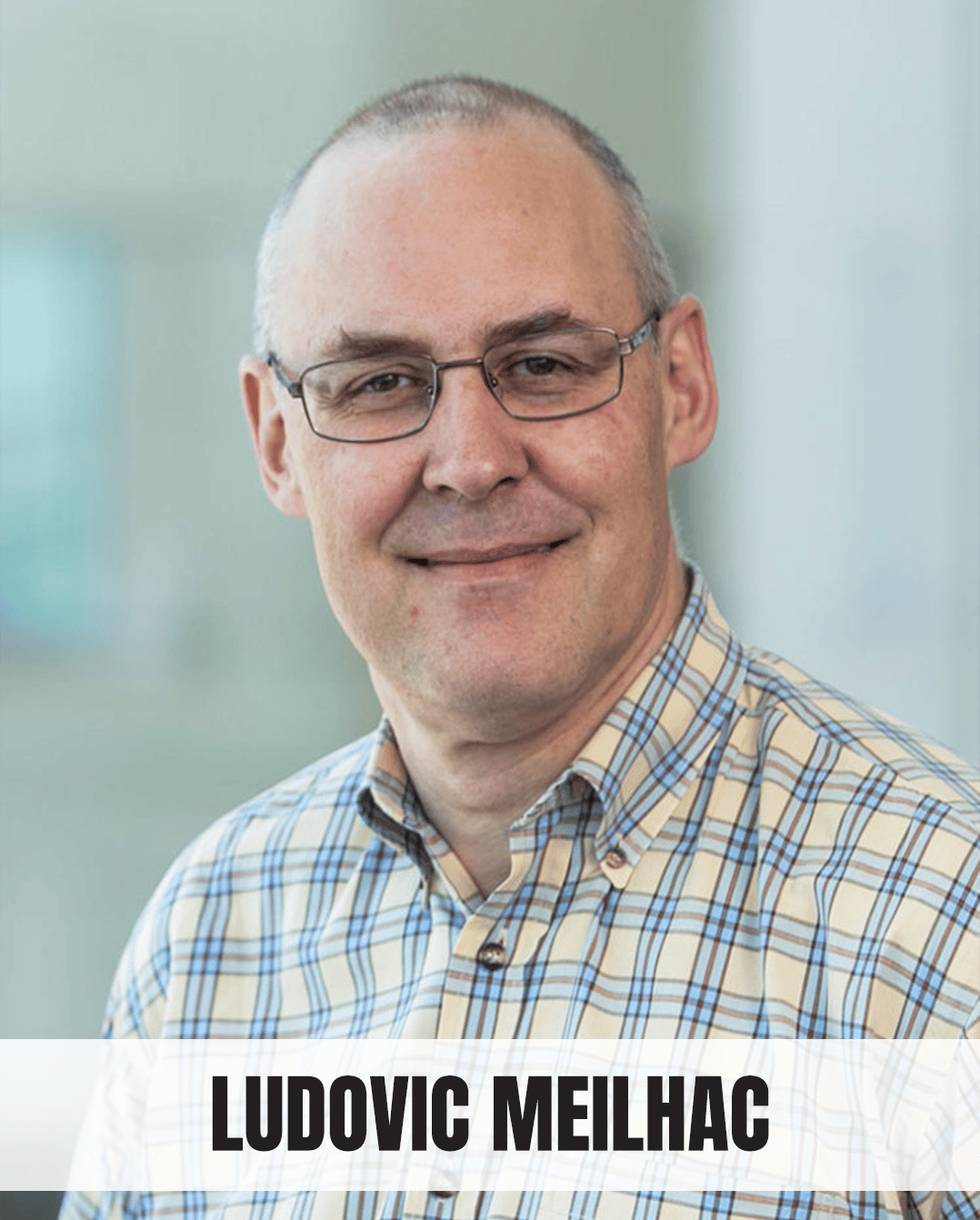 Ludovic Meilhac, smiling man with glasses.