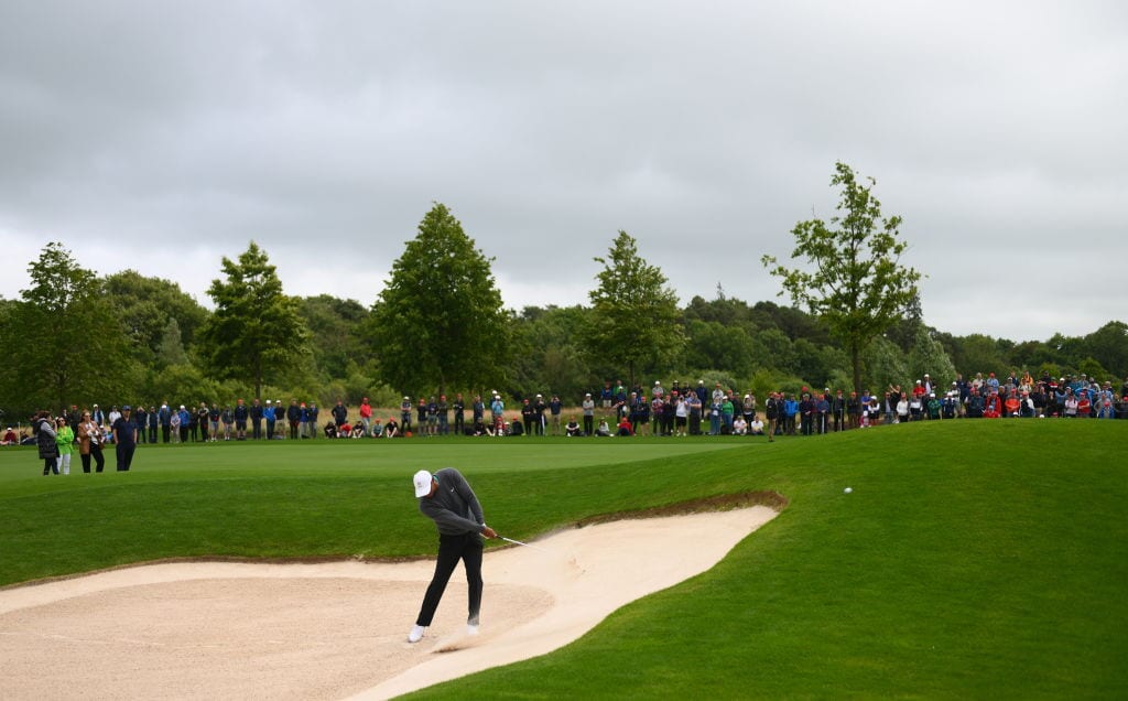Golf club, Natural environment, Professional golfer, Sky, Cloud, Tree, Plant