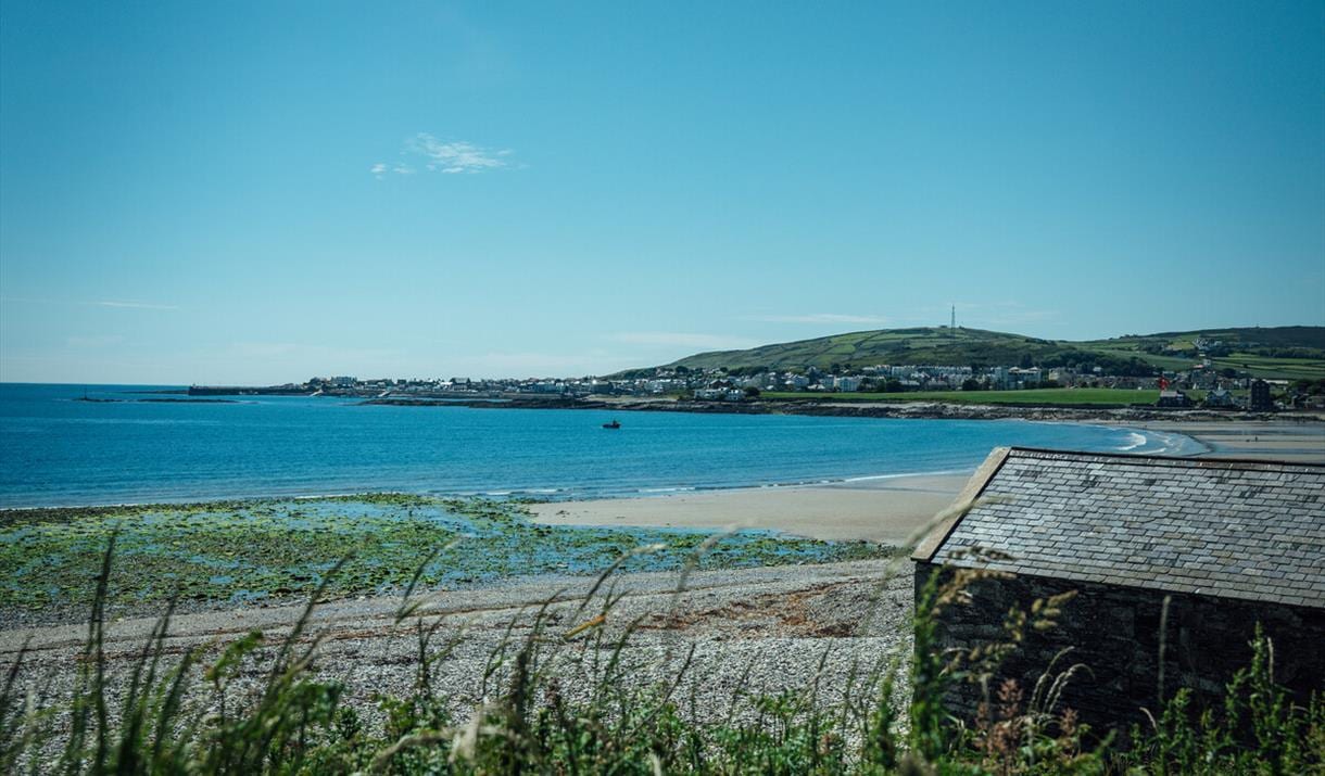 Coastal and oceanic landforms, Natural landscape, Water, Sky, Plant, Cloud, Azure, Beach, Horizon, Lake