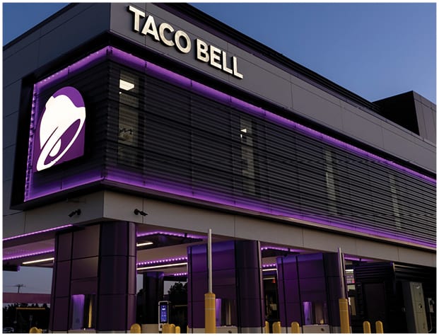 taco bell fond violet