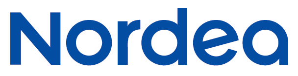Blue Nordea logo.