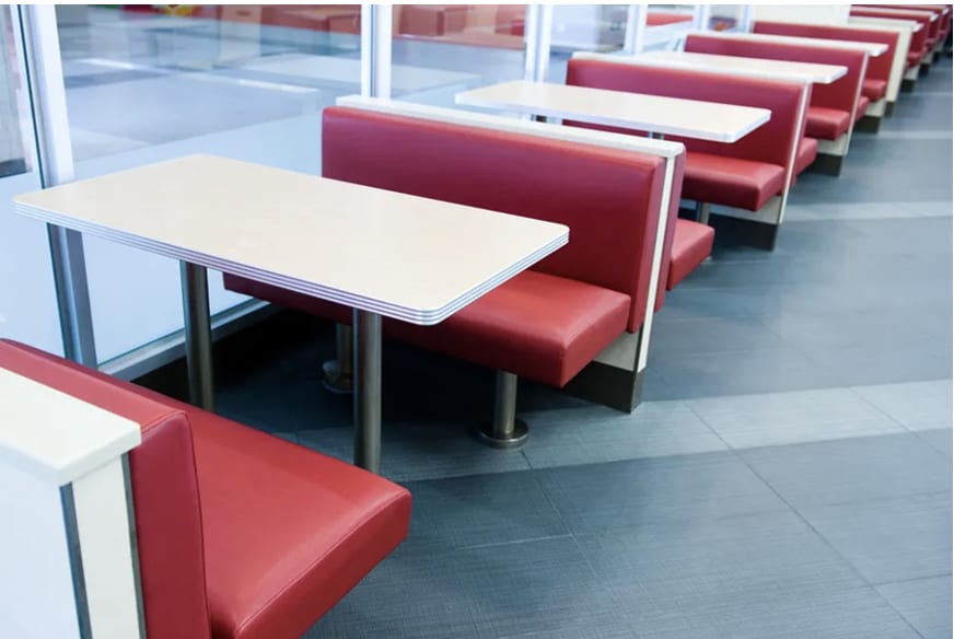 Table, Furniture, Property, Chair, Building, Flooring, Floor, Rectangle, Line